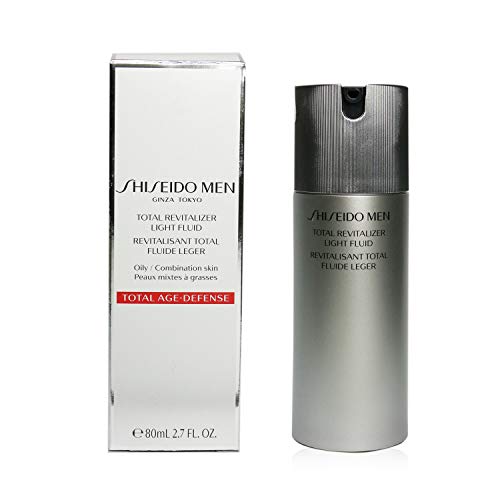 Shiseido Men Total Revitalizer Light Fluid, 80 ml, Pack de 1