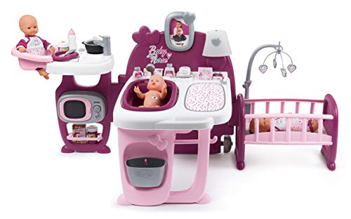 Smoby 220349 La Casa de Los Bebés Baby Nurse para Muñecos Bebé, multicolor, única , color/modelo surtido