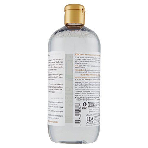 SO'BiO ETIC Precious argán micelar Anti-Edad, 500 ml