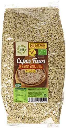 Sol natural - Copos de avena finos, sin gluten 500 gram