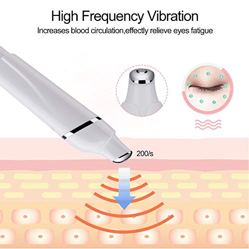 【Sunmay Halo】SUNMAY Antienvejecimiento Galvánico Varita, 42 Grados Climatizada Sonic Ojo Masajeador, Aniones Importación Remover las Arrugas para Oscuro Círculos y Hinchazón Versión Actualizada