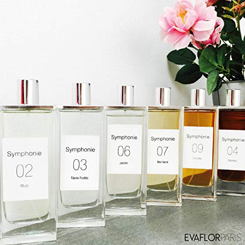 SYMPHONIE 04 Patchouli • Pachuli • Eau de Parfum 100ml • Vaporizador • Perfume para mujer • EVAFLORPARIS