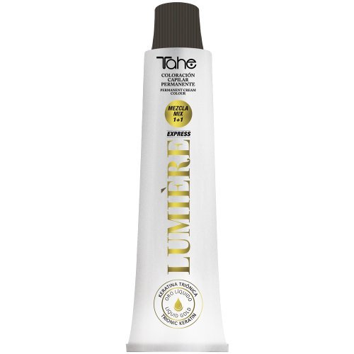 Tahe Lumière ExpressTinte de Pelo Profesional Coloración de Cabello Permanente Tinte Tono 5.43 Castaño Claro Cobrizo Dorado, 100 ml