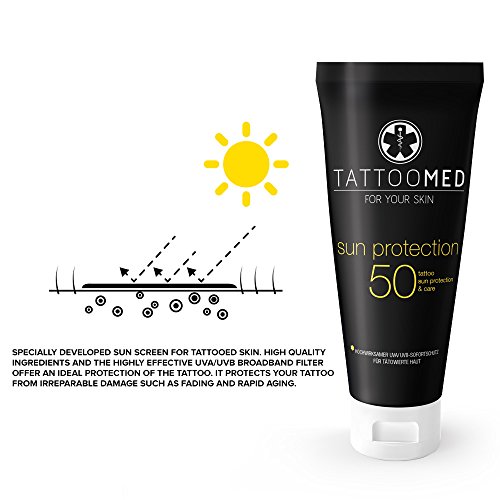 TattooMed Sun Protection FPS50 - Protección Solar Para Piel Tatuada - 1 x 100ml