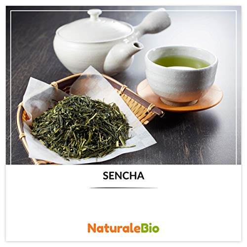 Té verde Sencha Japonés Orgánico [ Upper grade ] de 100g. 100% Bio, Natural y Puro, Té verde en hojas de la primera cosecha, cultivado en Japón. Organic Japanese Sencha Green Tea. NaturaleBio