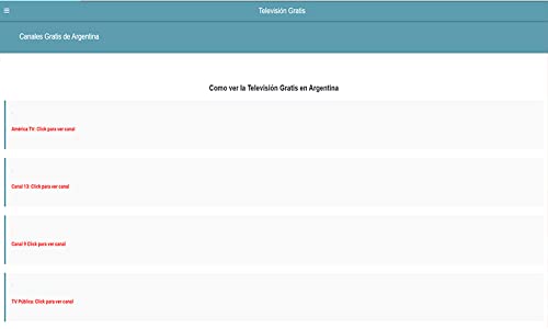 Televisión Gratis Canales