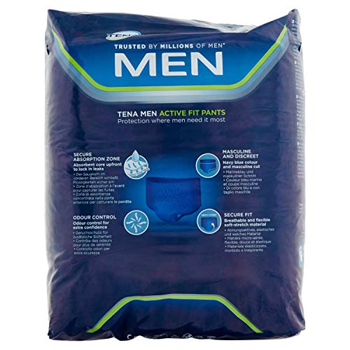 Tena men active fit plus tamaño grande vejiga debilidad pantalones.