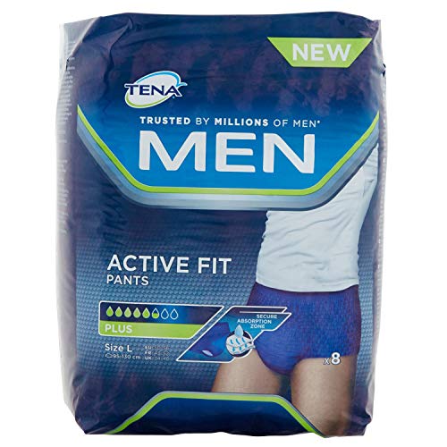 Tena men active fit plus tamaño grande vejiga debilidad pantalones.