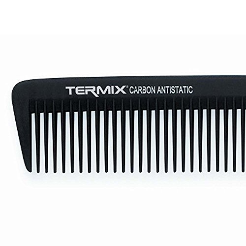 Termix carbono 819 - Peine con una fibra de gran resistencia y durabilidad- Antiestáticas y tolerantes a altas temperaturas