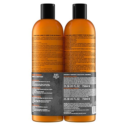 Tigi Bed Head Color Goddess Duo Pack para cabello teñido (champú 750ml y acondicionador 750ml)