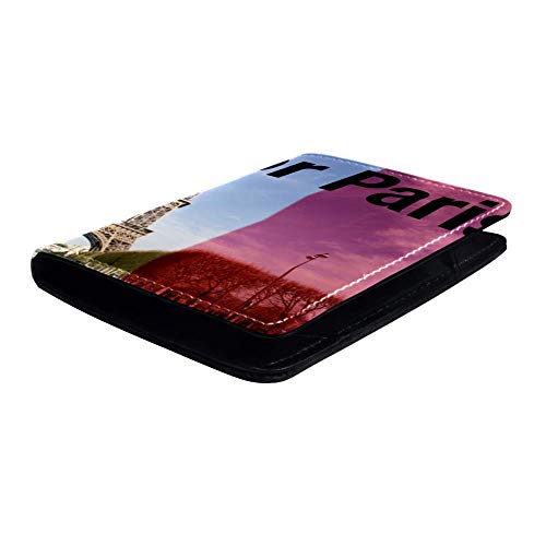 TIZORAX Pray-for-Paris-France - Funda de Piel para Pasaporte