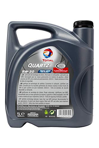 Total ACTOT5W305L Aceite DE Motor Quartz INEO ECS 5W30 5 litros, 5L