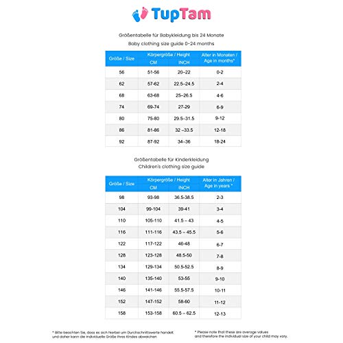 TupTam Body Manga Larga para Bebé Niños, Pack de 5, Niño 3, 98