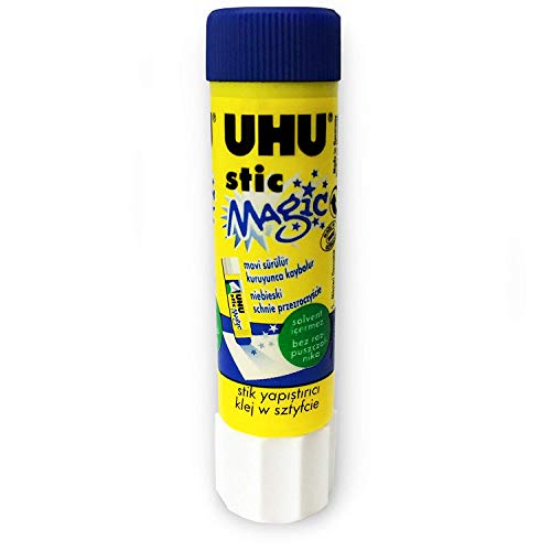 Uhu Stic Mágico Barra de Pegamento – Paquete 12 – 8.2g – Libre de Solventes - 3000688