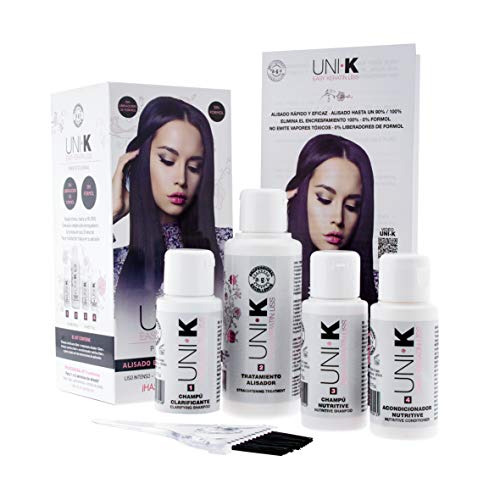 UNI.K Keratin Liss By AGV Kit - Pack Alisado Brasileño con Keratina (Queratina) Profesional sin Formol