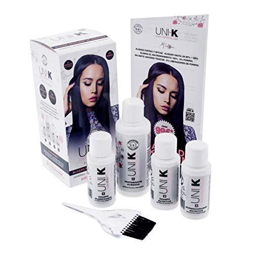 UNI.K Keratin Liss By AGV Kit - Pack Alisado Brasileño con Keratina (Queratina) Profesional sin Formol