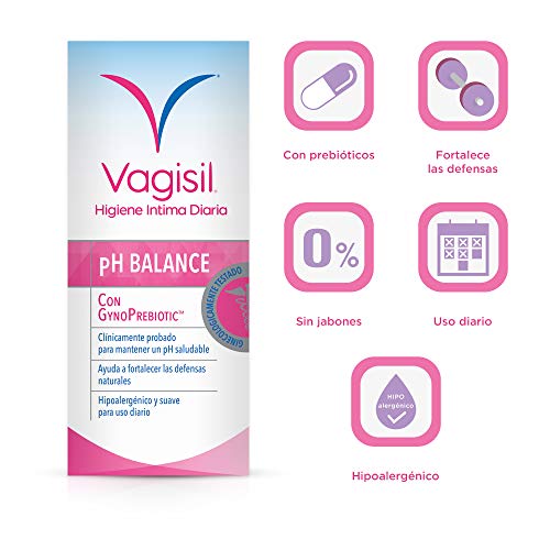 VAGISIL Higiene intima prebiotico - pack de 2 x 250ml - Total 500ml