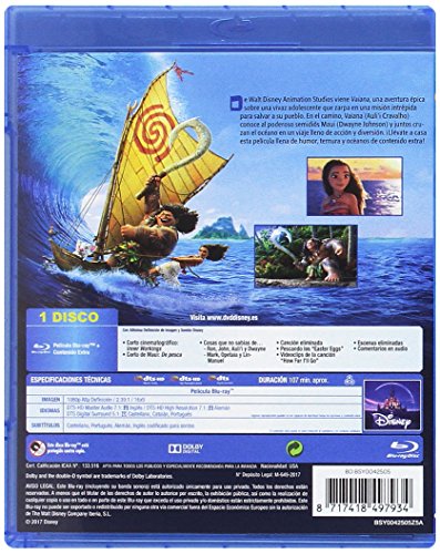 Vaiana [Blu-ray]