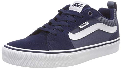 Vans Filmore, Zapatillas para Hombre, Azul ((Suede Canvas) Dress Blues/Vintage Indigo T2l), 44.5 EU