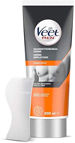 Veet for Men Crema Depilatoria Corporal para Hombre, Piel Normal, 200 ml