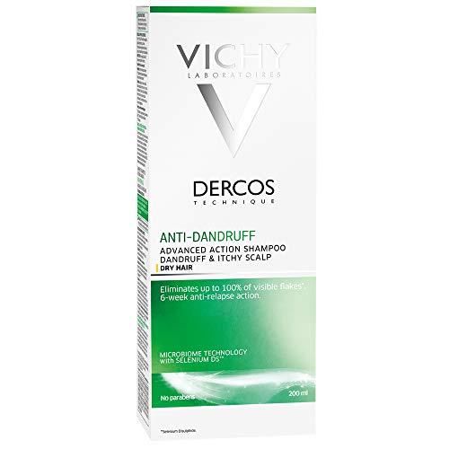 Vichy - Champú anticaspa cabello seco dercos technique