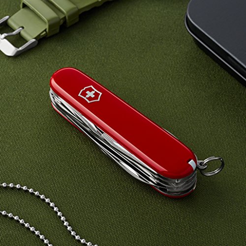 Victorinox Huntsman, Navaja Multiusos, 15 Usos, Rojo