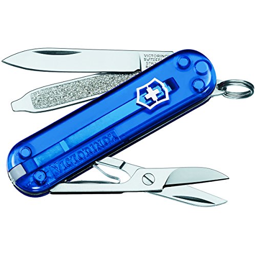 Victorinox Kleines Taschenwerkzeug Navaja, Azul Translucido