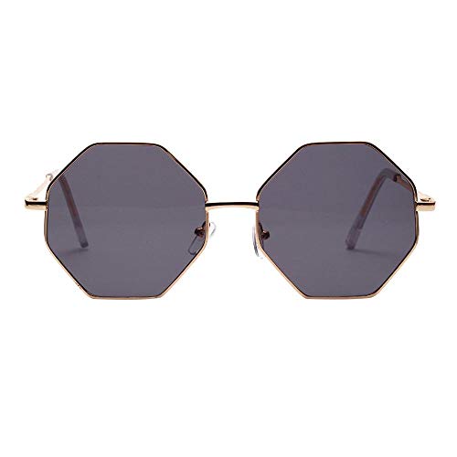 VJGOAL Mujer Vintage hexagonal Gafas de sol Moda Gafas Protección contra la radiación de la moda