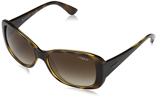 Vogue 0Vo2843S Gafas de sol, Dark Havana, 56 para Mujer