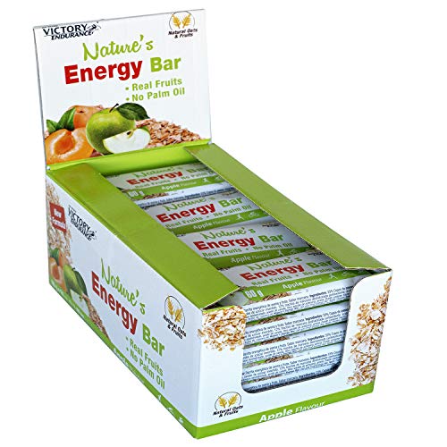 Weider Nature´s Energy Bar Manzana 60g. Barrita energética con un 41% Frutas y 64% de hidratos de carbono. Gran sabor y energía.