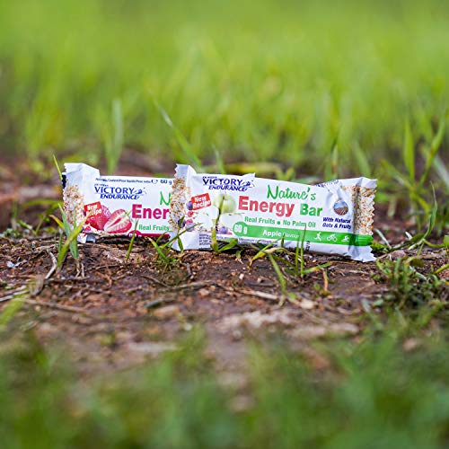 Weider Nature´s Energy Bar Manzana 60g. Barrita energética con un 41% Frutas y 64% de hidratos de carbono. Gran sabor y energía.