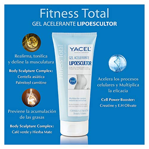 Yacel Fitness Total, Acelerante Lipoescultor Remodela y Tonifica Figura 200ml