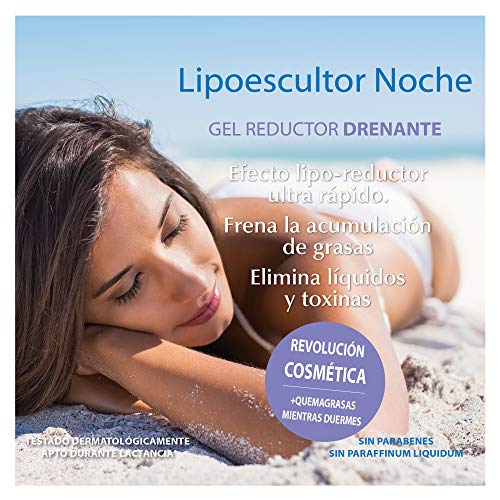 YACEL LIPOESCULTOR NOCHE | Gel Reductor Intensivo | Máxima Eficacia Reductora Mientras Duermes | 200 ml.