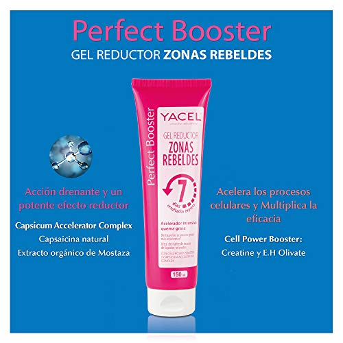 Yacel Perfect Booster, Gel Reductor Zonas Rebeldes y Combate Celulitis 150ml