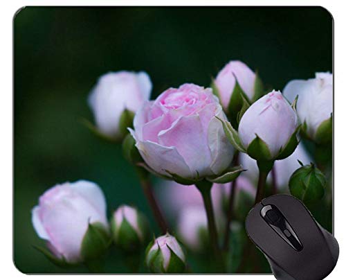 Yanteng Gaming Mouse Pad Custom, Nature, Rose, Flower - Stitched Edges