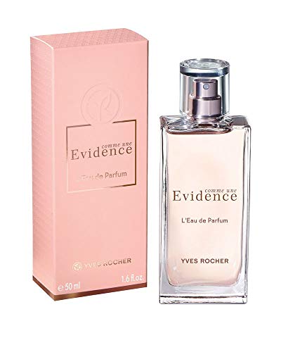 Yves Rocher COMME UNE EVIDENCE Eau de Parfum, aroma de rosa verde con notas de Chypre, regalo de San Valentín para mujeres, 1 pulverizador de 50 ml