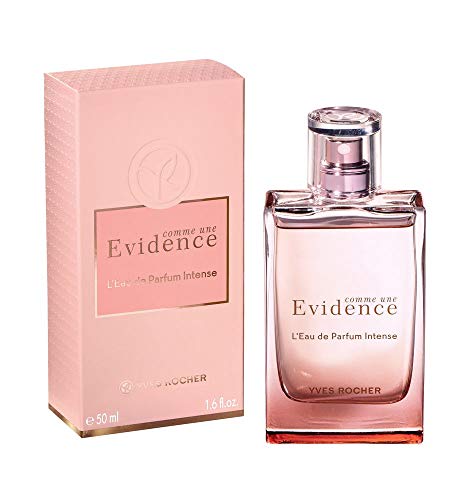 Yves Rocher COMME UNE EVIDENCE Eau de Parfum Intense - Perfume floral con rosa, maderas blancas y jazmín, idea de regalo, 1 vaporizador de 50 ml