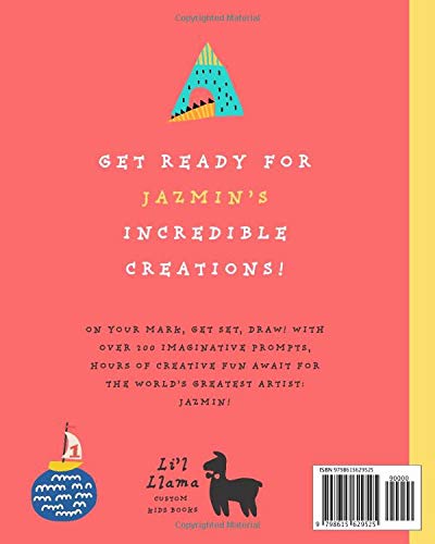 213 Things for Jazmin to Draw!: A Personalized Doodle Art Book Just for Jazmin