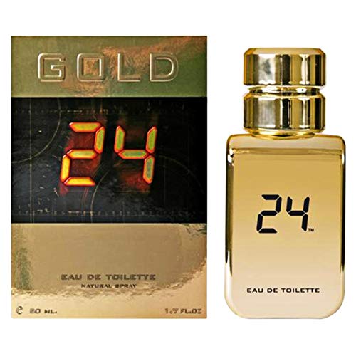 24 Gold The Fragrance by ScentStory Eau De Toilette Spray 1.7 oz / 50 ml (Men)