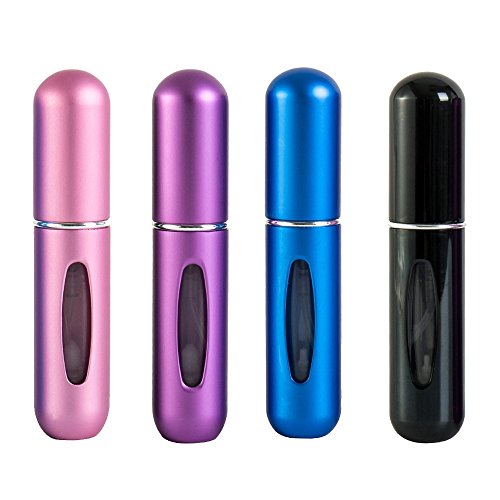 4 pieza Perfume (rellenable vaporizador vaporizador de perfume botella de perfume perfume (para viajes Viaje Pulverizador de amison