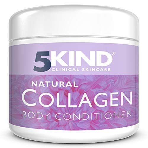 5KIND Crema Corporal Colágeno Y Manteca De Cacao-Hidratante, Revitalizante Y Reafirmante-Aceites Naturales Para Una Piel Bonita, Suave Y Radiante, Crema Corporal De Rápida Absorción, No Grasa