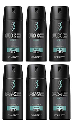 6x Apollo Axe desodorante spray de cada 150ml