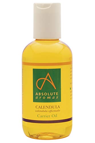 Absolute Aromas Aceite Infusionado de Caléndula 50ml - Caléndula Infusionada en Aceite de Sésamo Puro, Natural - Humectante Natural y Aceite para Masajes para la Piel, Cabello y Uñas