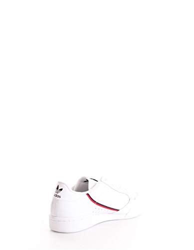 Adidas Continental 80, Zapatillas para Hombre, Blanco (FTWR White/Scarlet/Collegiate Navy FTWR White/Scarlet/Collegiate Navy), 44 EU