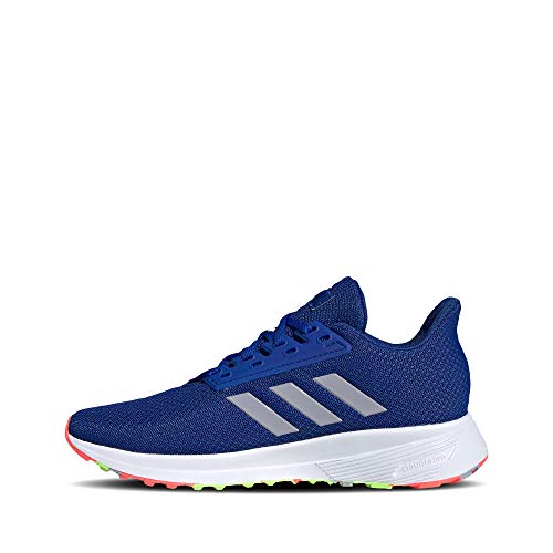 adidas Duramo 9, Running Shoe Unisex-Child, Team Royal Blue/Glory Grey/Signal Green, 38 EU