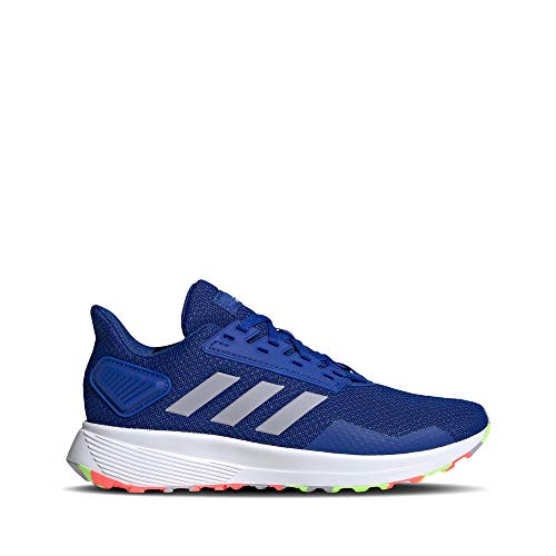 adidas Duramo 9, Running Shoe Unisex-Child, Team Royal Blue/Glory Grey/Signal Green, 38 EU