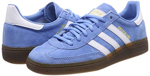 adidas Handball Spezial, Sneaker Mens, Light Blue/Footwear White/Gum, 42 2/3 EU