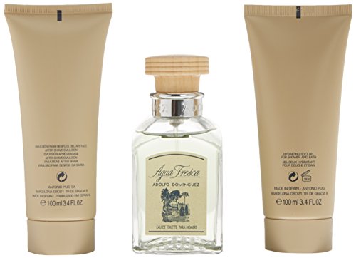 Adolfo Dominguez Agua Fresca Eau De Toilette 120Ml Vapo. + After Shave 100Ml + Gel 100Ml