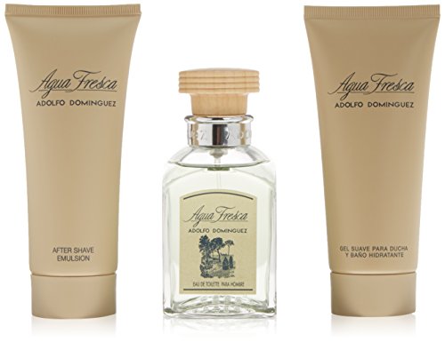 Adolfo Dominguez Agua Fresca Eau De Toilette 120Ml Vapo. + After Shave 100Ml + Gel 100Ml