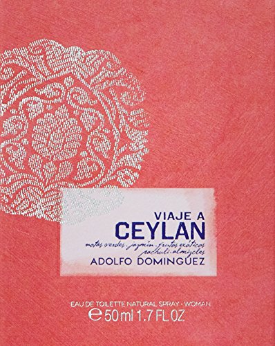 Adolfo Dominguez - Viaje A Ceylan Woman Agua De Tocador Vaporizador, 50 ml